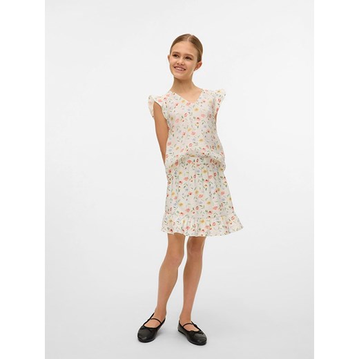 Vero Moda Girl Spódnica &quot;Josie Marigold&quot; w kolorze kremowym ze wzorem ze sklepu Limango Polska w kategorii Spódnice dziewczęce - zdjęcie 181980680