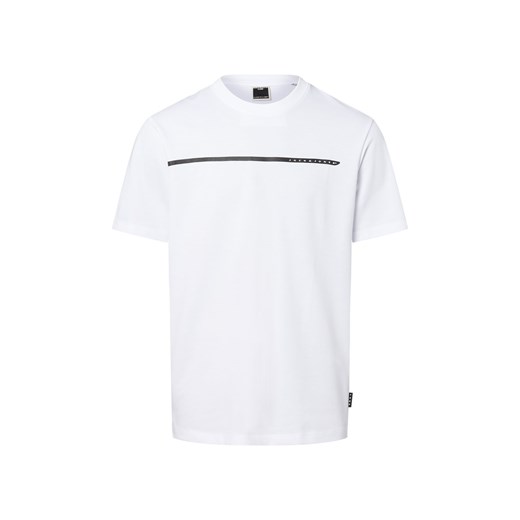 Jack & Jones Koszulka męska - JCOFusion Mężczyźni biały jednolity ze sklepu vangraaf w kategorii T-shirty męskie - zdjęcie 181981114