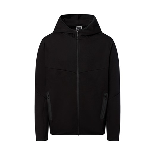 Jack & Jones Męska kurtka z kapturem - JCOFusion Mężczyźni czarny jednolity ze sklepu vangraaf w kategorii Kurtki męskie - zdjęcie 181981120