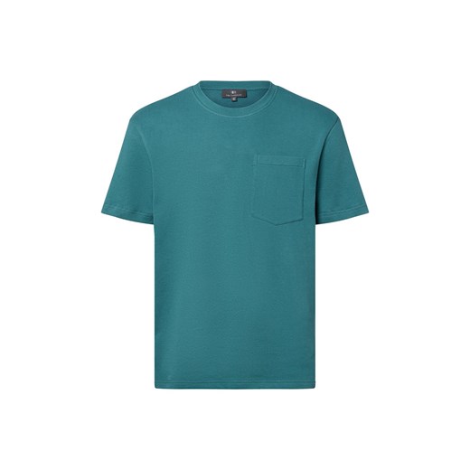 Nils Sundström Koszulka męska Mężczyźni szmaragdowy jednolity ze sklepu vangraaf w kategorii T-shirty męskie - zdjęcie 181981183