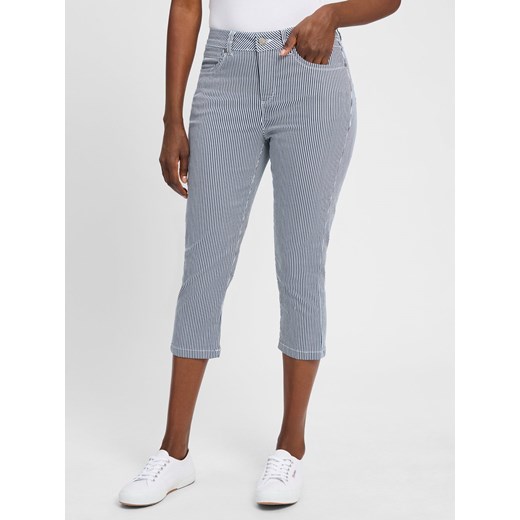 VG Dżinsy Kobiety granatowy w paski ze sklepu vangraaf w kategorii Jeansy damskie - zdjęcie 181981250