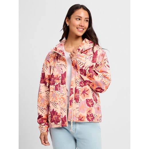 Ragwear Damska kurtka funkcjonalna - Chrisanta Kobiety morelowy wzorzysty ze sklepu vangraaf w kategorii Kurtki damskie - zdjęcie 181981310
