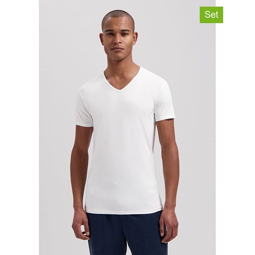 DSTREZZED Koszulki (2 szt.) w kolorze białym ze sklepu Limango Polska w kategorii T-shirty męskie - zdjęcie 181981741