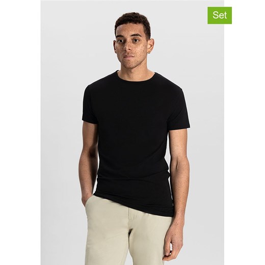 DSTREZZED Koszulki (2 szt.) w kolorze czarnym ze sklepu Limango Polska w kategorii T-shirty męskie - zdjęcie 181981752
