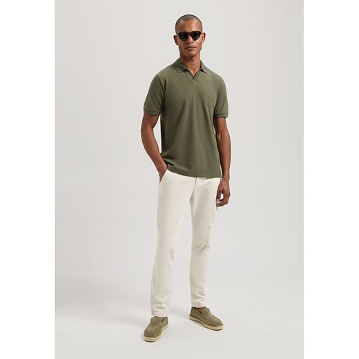 DSTREZZED Koszulka polo w kolorze khaki ze sklepu Limango Polska w kategorii T-shirty męskie - zdjęcie 181981804