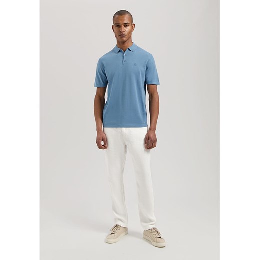 DSTREZZED Koszulka polo w kolorze błękitnym ze sklepu Limango Polska w kategorii T-shirty męskie - zdjęcie 181981861