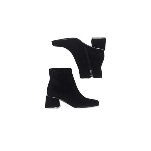 Botki JENNY WYL2403-10 Czarny 38 eobuwie.pl