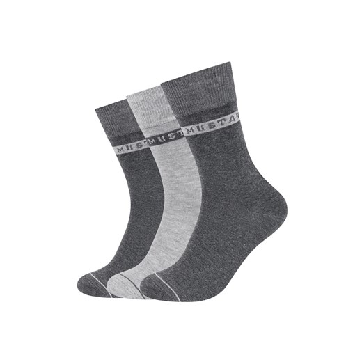 3 pack Męskie Skarpety MUSTANG dark grey mix MU31039 – 9703 ze sklepu YouNeedit.pl w kategorii Skarpetki męskie - zdjęcie 181982892