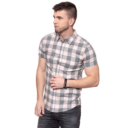 KOSZULA MĘSKA KRÓTKI RĘKAW WRANGLER SS 1PKT SHIRT ROSE SHADOW W5881OYS8 112129603 ze sklepu YouNeedit.pl w kategorii Koszule męskie - zdjęcie 181982903