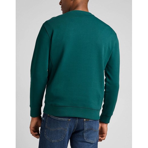 LEE PLAIN CREW SWS MĘSKA BLUZA KLASYCZNA LOGO ESMERALDA L81IRY96 112321571 Lee XXL YouNeedit.pl