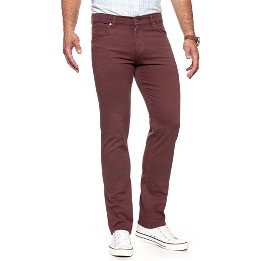 WRANGLER SPODNIE MĘSKIE GREENSBORO RED MAHOGANY W15QTJ17M 112127090 ze sklepu YouNeedit.pl w kategorii Spodnie męskie - zdjęcie 181982944