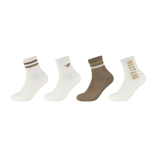 4 pack Męskie Skarpety MUSTANG petrified oak MU32019 – 8548 ze sklepu YouNeedit.pl w kategorii Skarpetki męskie - zdjęcie 181983030