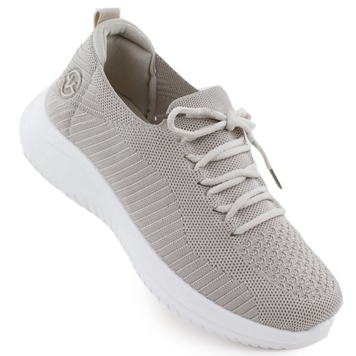 Buty sportowe damskie szare Vinceza 17366 ze sklepu ButyModne.pl w kategorii Buty sportowe damskie - zdjęcie 181984820