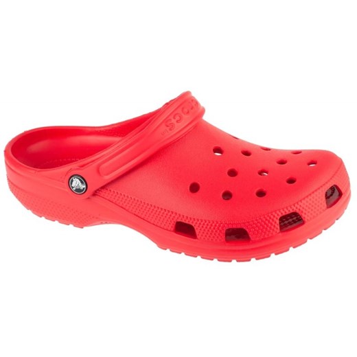 Klapki Crocs Classic 10001-6WC czerwone ze sklepu ButyModne.pl w kategorii Klapki damskie - zdjęcie 181984894