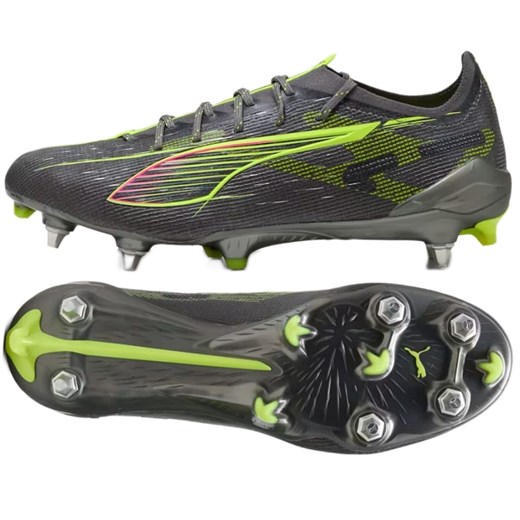 Buty piłkarskie Puma Ultra 5 Ultimate MxSG 108343-03 szare ze sklepu ButyModne.pl w kategorii Buty sportowe męskie - zdjęcie 181984901