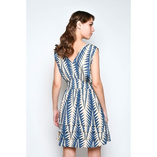 Sukienka H.H.G. casual bez rękawów w serek 