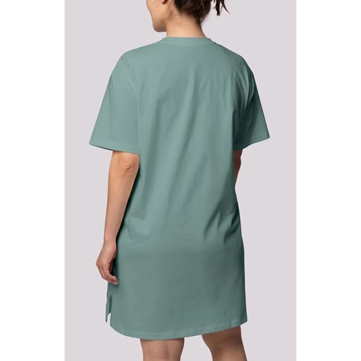 Mona bawełniana koszula nocna damska oliwkowa Bliss Plus Size, Kolor oliwkowy, Rozmiar 2XL, Mona ze sklepu Intymna w kategorii Koszule nocne - zdjęcie 181987123