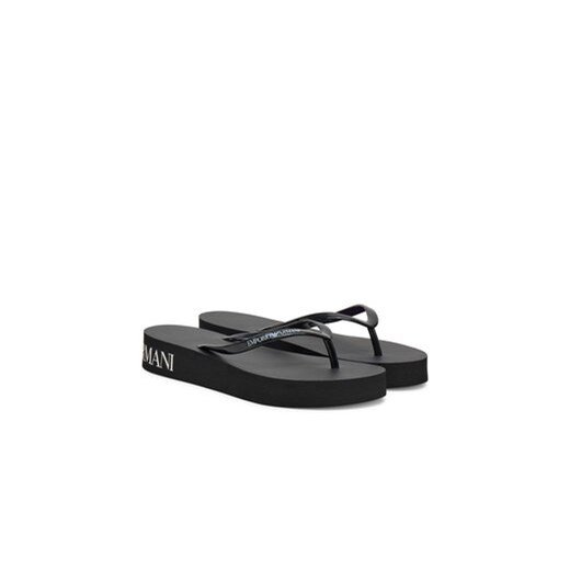 Japonki Emporio Armani XVQS09 XN118 00002 Czarny Emporio Armani 40 eobuwie.pl