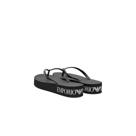 Japonki Emporio Armani XVQS09 XN118 00002 Czarny Emporio Armani 40 eobuwie.pl