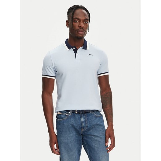 Robe di Kappa Polo Atsushi 611255W Niebieski Slim Fit ze sklepu MODIVO w kategorii T-shirty męskie - zdjęcie 181988601