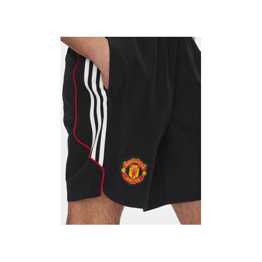 adidas Szorty sportowe Manchester United UBP JF0369 Czarny Regular Fit XXL MODIVO