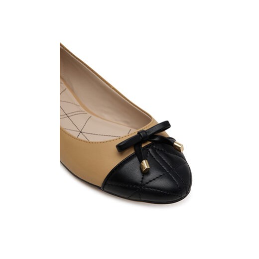 Aldo balerinki bez zapięcia brązowe płaskie 