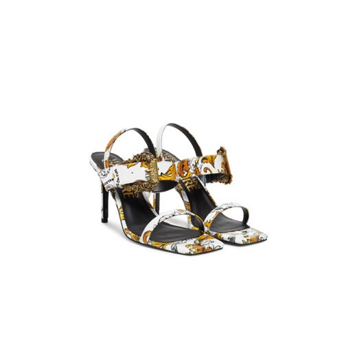 Versace Jeans Couture Sandały 78VA3S71 Biały 39 MODIVO