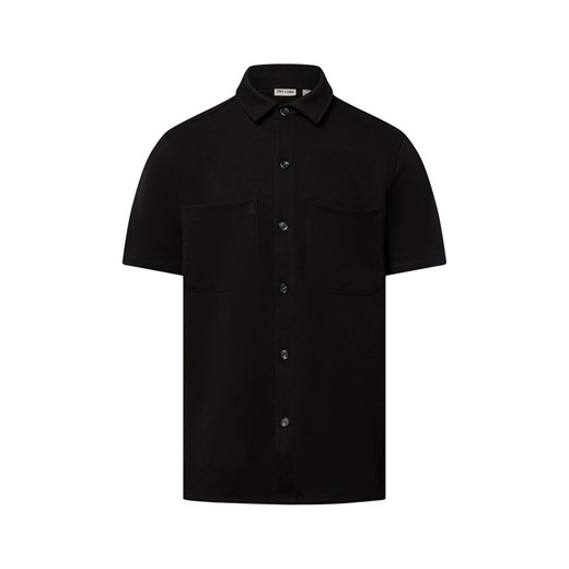 Only&Sons Męska koszula casual - ONSNewKodyl Mężczyźni Regular Fit czarny wypukły wzór tkaniny ze sklepu vangraaf w kategorii Koszule męskie - zdjęcie 181990083