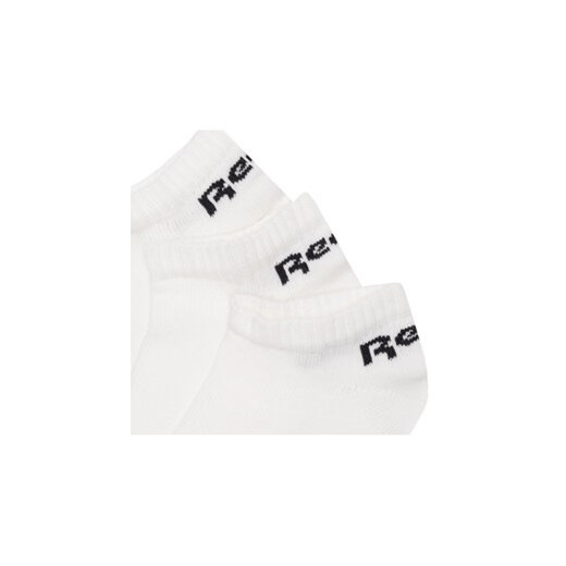 Zestaw 3 par niskich skarpet unisex Reebok ACT CORE LOW CUT SOC FL5224 Biały Reebok 40_42 eobuwie.pl