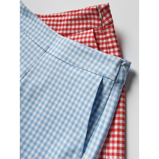 Reserved - Szorty w kratę - jasnoniebieski Reserved L Reserved