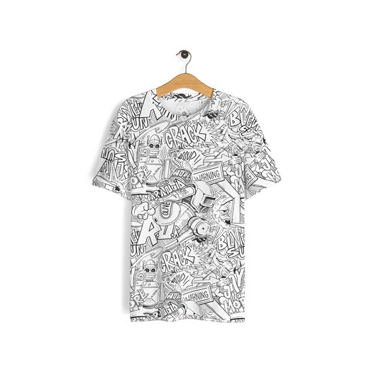 GATE Bawełniana koszulka z nadrukiem S ze sklepu gateshop w kategorii T-shirty męskie - zdjęcie 181994362