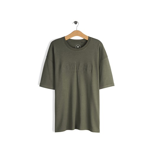 GATE T-shirt z grubej bawełny z haftem S ze sklepu gateshop w kategorii T-shirty męskie - zdjęcie 181994394