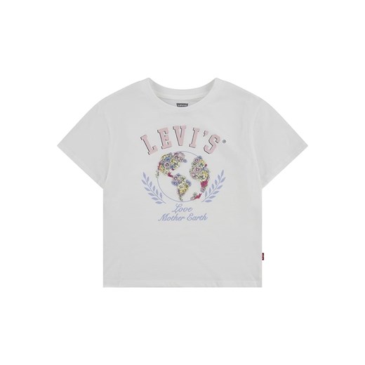 Levi&apos;s Kids Koszulka w kolorze białym ze sklepu Limango Polska w kategorii Bluzki dziewczęce - zdjęcie 181994784