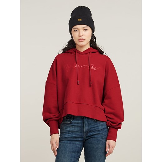 G-Star Bluza w kolorze czerwonym ze sklepu Limango Polska w kategorii Bluzy damskie - zdjęcie 181994820