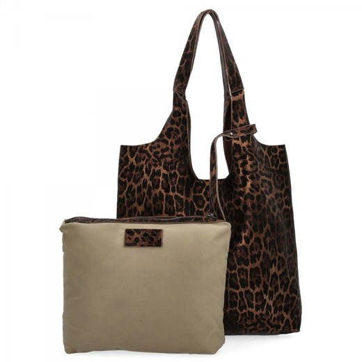 Shopper bag Other na wakacje z nadrukiem na ramię duża