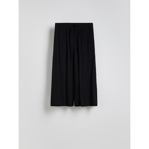 Reserved - Spodnie z wiskozą - czarny Reserved M Reserved