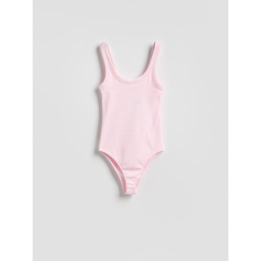 Reserved - Bawełniane body - pastelowy róż Reserved S Reserved