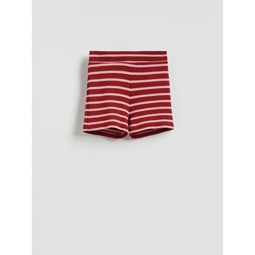 Reserved - Dzianinowe szorty z wiskozą - wielobarwny Reserved L Reserved