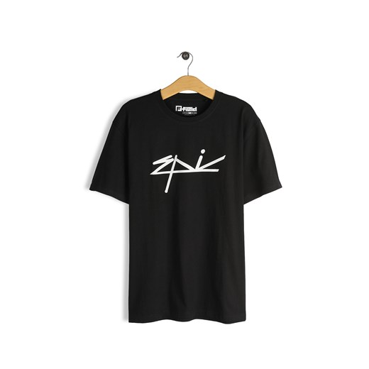GATE Bawełniana koszulka z wypukłym napisem S ze sklepu gateshop w kategorii T-shirty męskie - zdjęcie 182000842