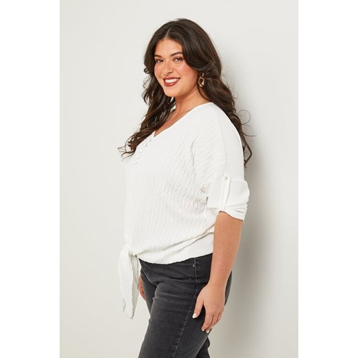 Bluzka damska Curvy Lady z dekoltem v 