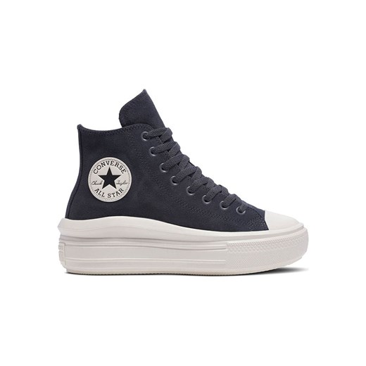 Converse Skórzane sneakersy &quot;Chuck Taylor All Star Move Platform&quot; w kolorze czarnym ze sklepu Limango Polska w kategorii Trampki damskie - zdjęcie 182002000