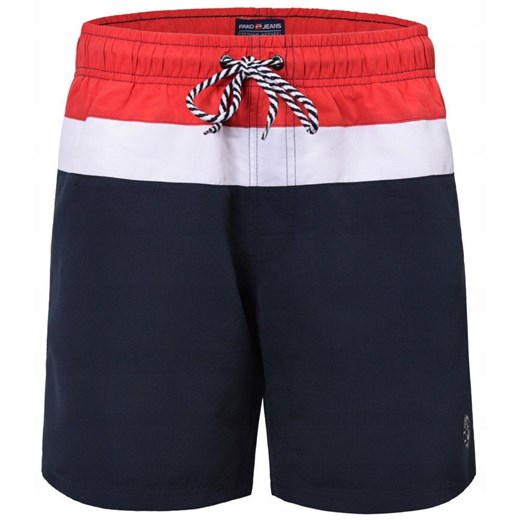Spodenki Plażowe (Kąpielówki) - Pako Jeans - Kolorowe SPPJNSplazoweCORALgrcr ze sklepu JegoSzafa.pl w kategorii Kąpielówki - zdjęcie 182003090