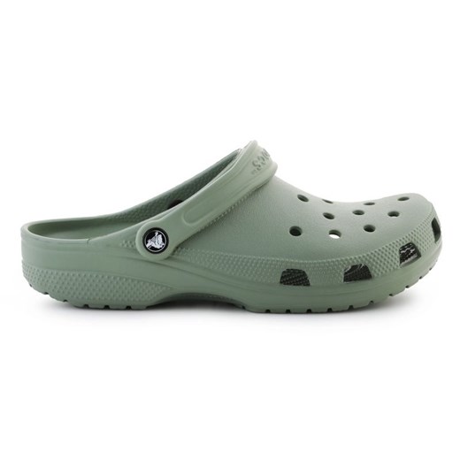 Klapki Crocs Classic 10001-308 zielone ze sklepu ButyModne.pl w kategorii Klapki męskie - zdjęcie 182004124