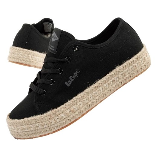 Buty Lee Cooper espadryle damskie LCW-25-44-3216L czarne ze sklepu ButyModne.pl w kategorii Espadryle damskie - zdjęcie 182004143