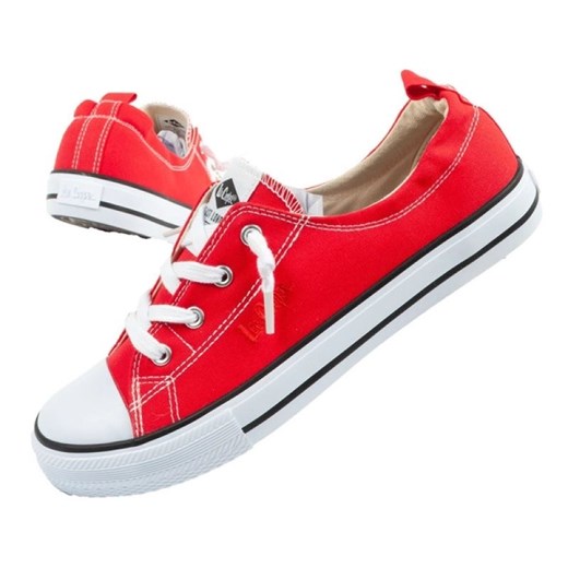 Buty Lee Cooper trampki damskie czerwone  LCW-25-02-3298L ze sklepu ButyModne.pl w kategorii Trampki damskie - zdjęcie 182004144