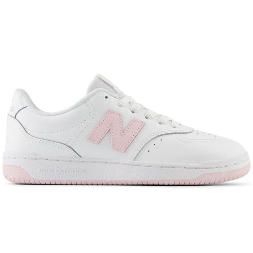 Buty New Balance BBW80PNK białe ze sklepu ButyModne.pl w kategorii Buty sportowe damskie - zdjęcie 182004420