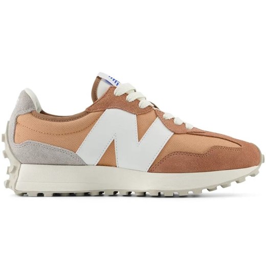 Buty sportowe damskie/męskie New Balance 327 sneakersy zamszowe pomarańczowe (U327CI) ze sklepu ButyModne.pl w kategorii Buty sportowe damskie - zdjęcie 182004643