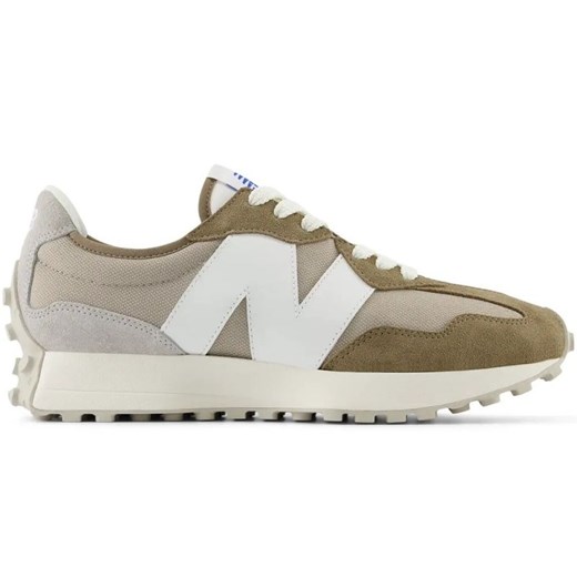 Sneakersy damskie/męskie New Balance 327 buty sportowe zamszowe brązowe (U327CH) ze sklepu ButyModne.pl w kategorii Buty sportowe damskie - zdjęcie 182004654