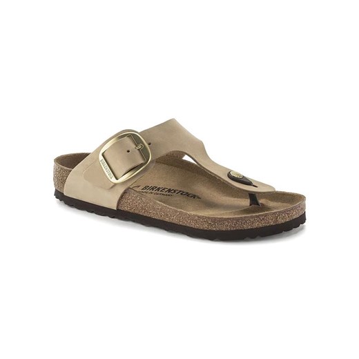 Birkenstock Skórzane japonki &quot;Gizeh&quot; w kolorze beżowym ze sklepu Limango Polska w kategorii Klapki damskie - zdjęcie 182006740