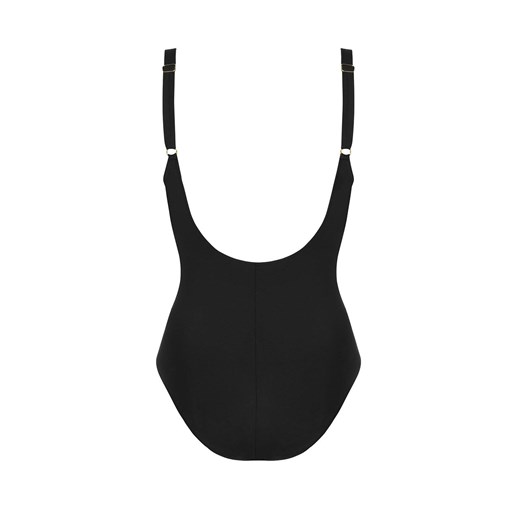 Czarny strój kąpielowy Self S 8030 V3FS6 Flores 6, Kolor czarny, Rozmiar 38C/M, 40C/L okazja Intymna